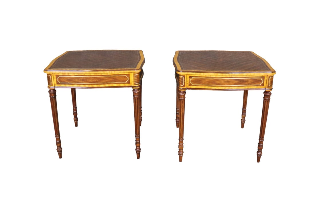 PAIR THEODORE ALEXANDER ADOLPHUS SIDE TABLES (1 of 7)