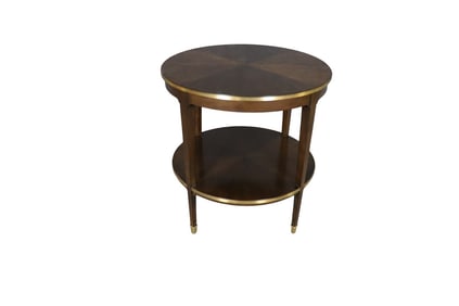 TOBI FAIRLEY FOR WOODBRIDGE FURNITURE EMORY ROUND SIDE TABLE