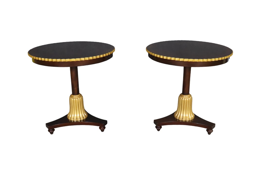 PAIR THEODORE ALEXANDER SOFIA SIDE TABLES (1 of 7)