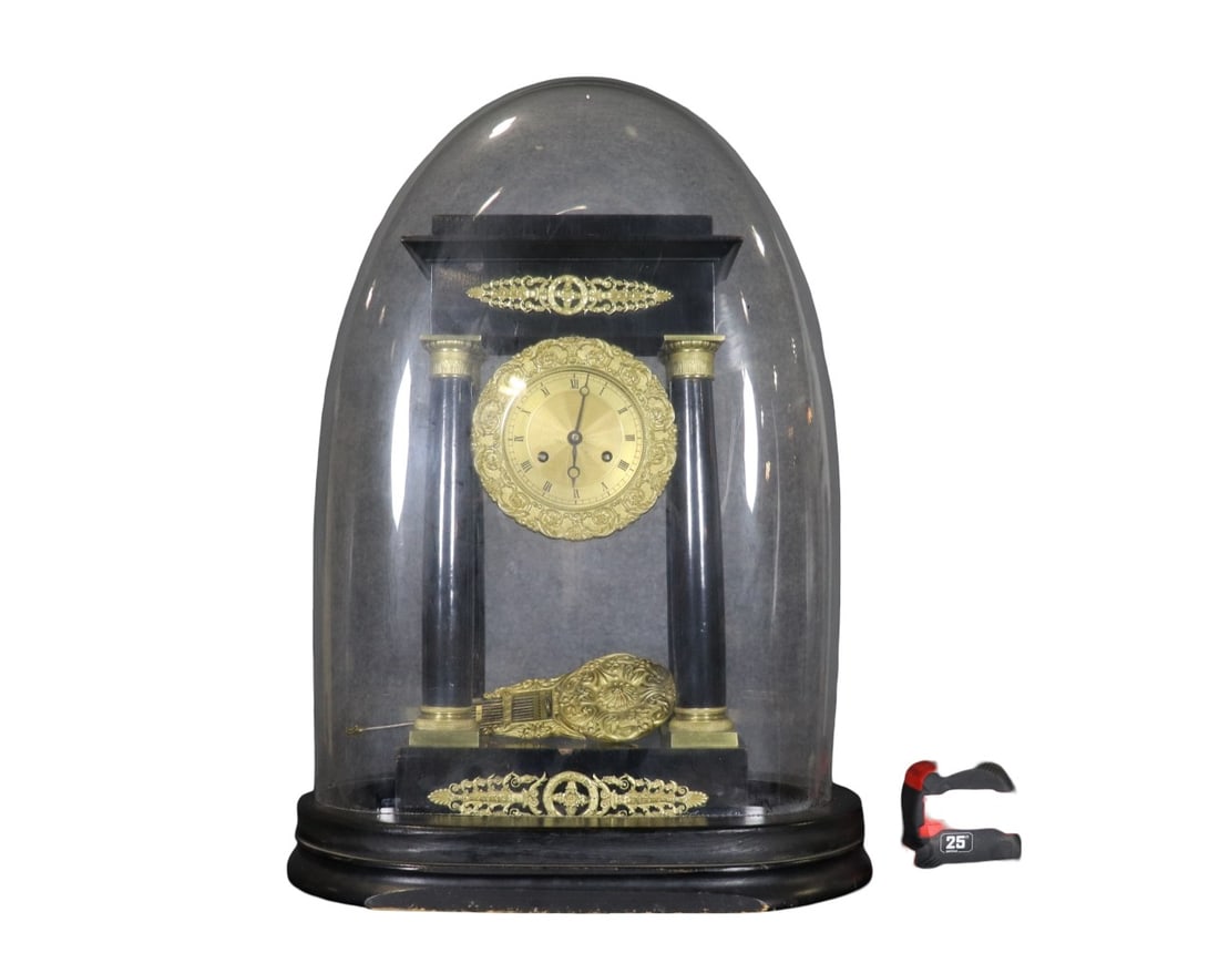 GLASS DOME CLOCK (1 of 9)