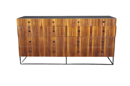 MID CENTURY MODERN ROSEWOOD 10 DRAWER SIDEBOARD