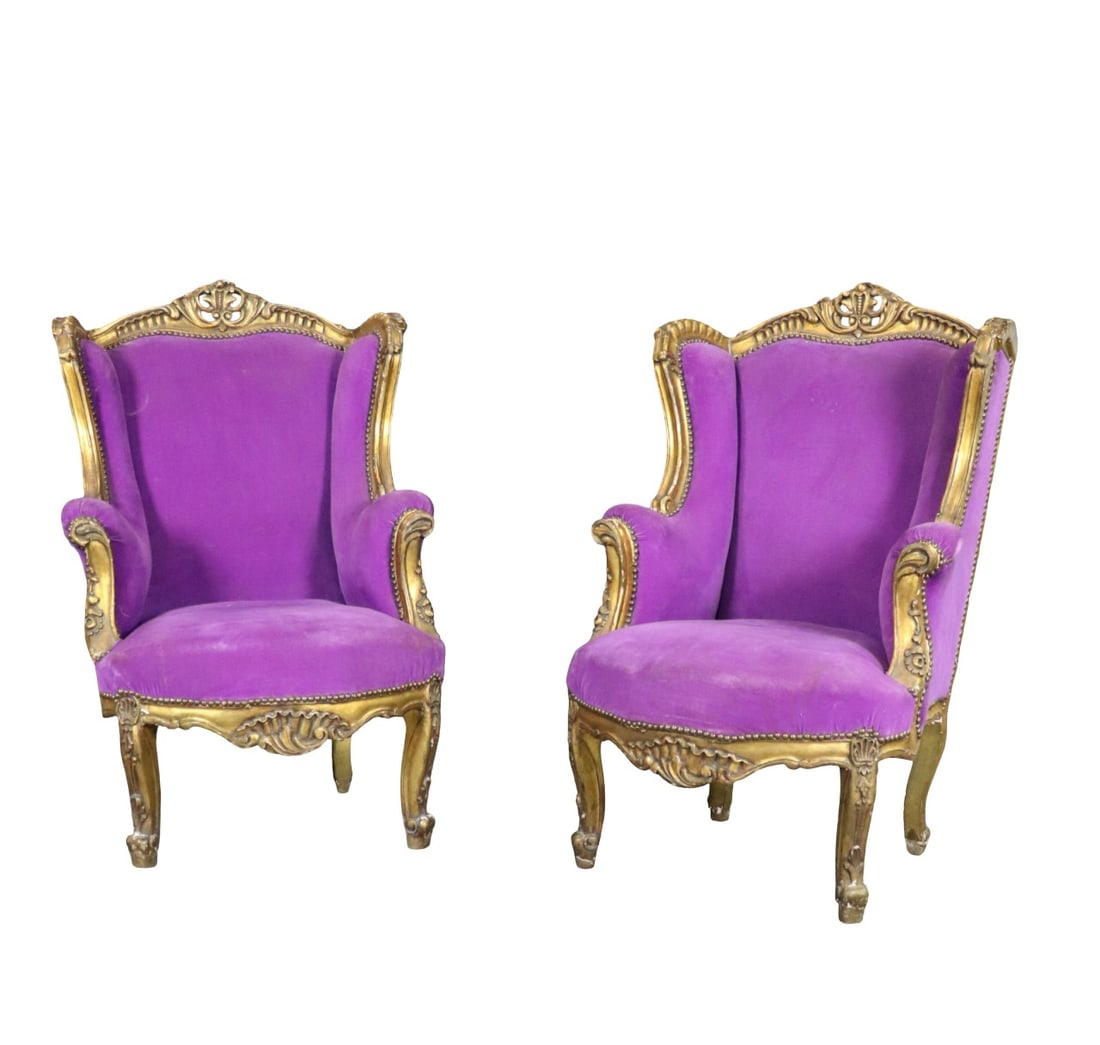 PAIR FRENCH BERGERES (1 of 12)