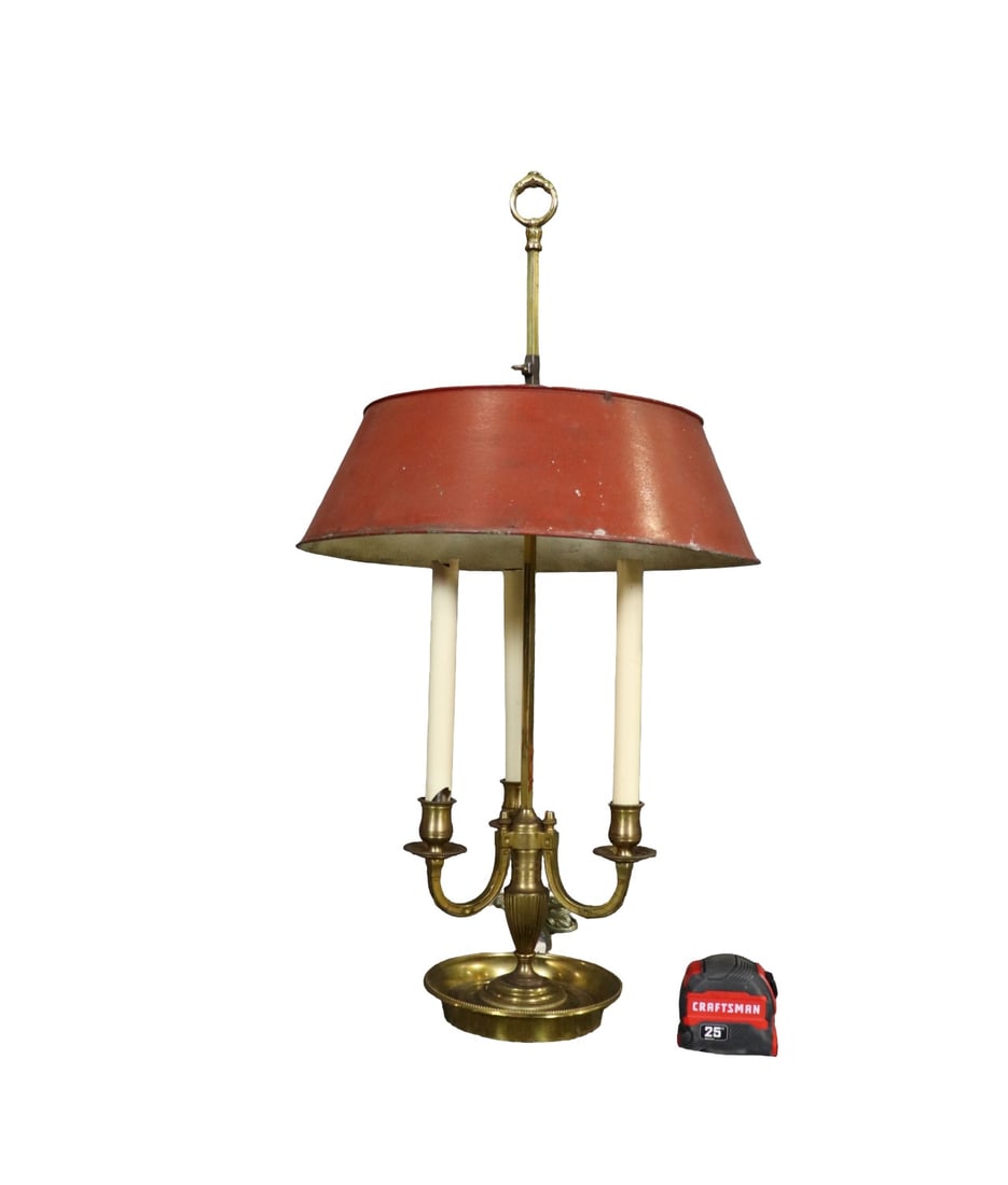 FRENCH 3 LIGHT STUDENT LAMP (1 of 8)