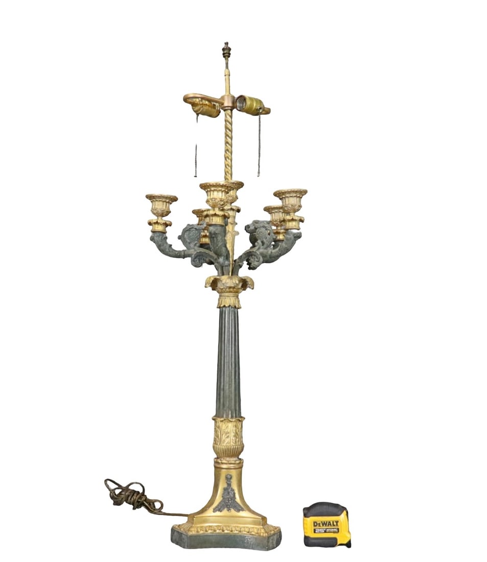 FRENCH EMPIRE TABLE LAMP (1 of 8)