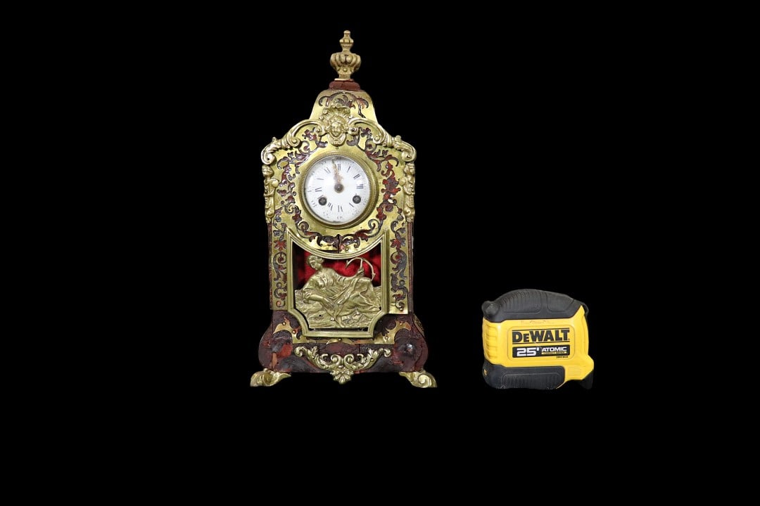 BOULLE INLAID CARRIAGE CLOCK (1 of 8)