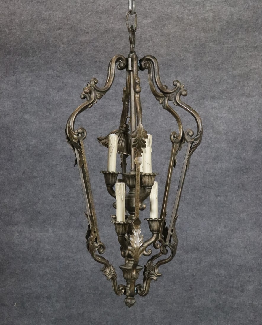 LARGE BRONZE LANTERN - 2