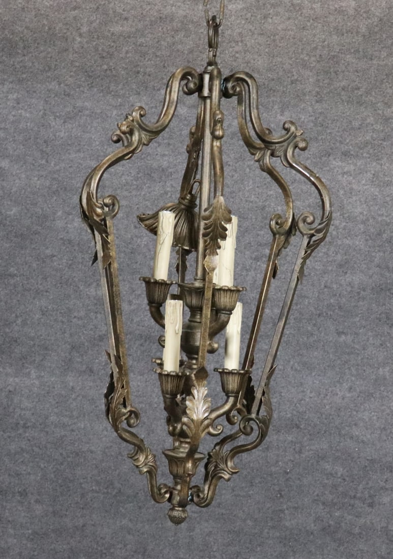 LARGE BRONZE LANTERN - 3