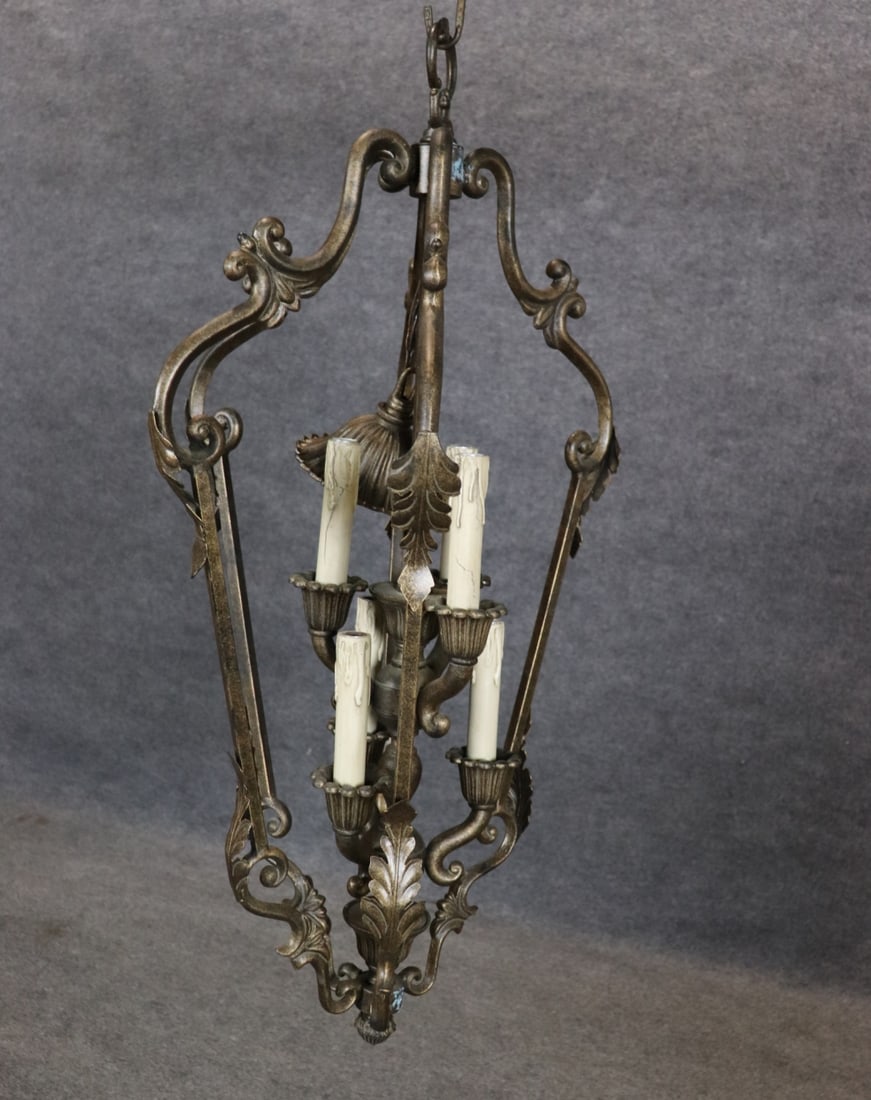 LARGE BRONZE LANTERN - 6