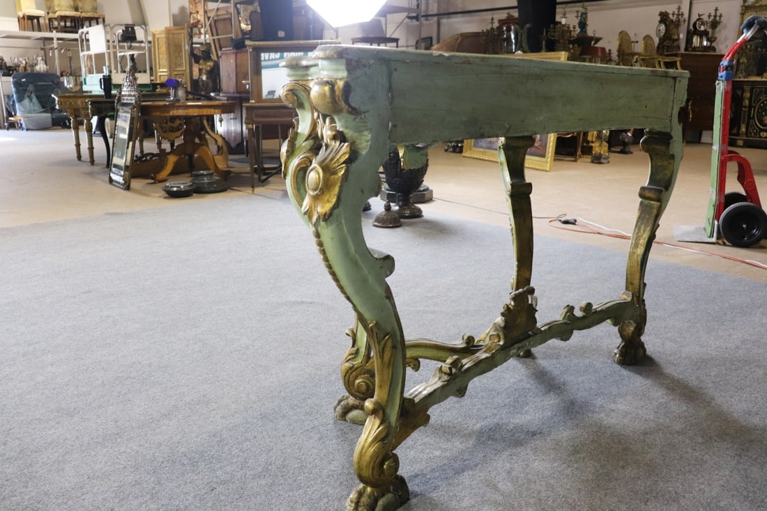 ROCOCO STYLE GOLD LEAF CONSOLE - 12