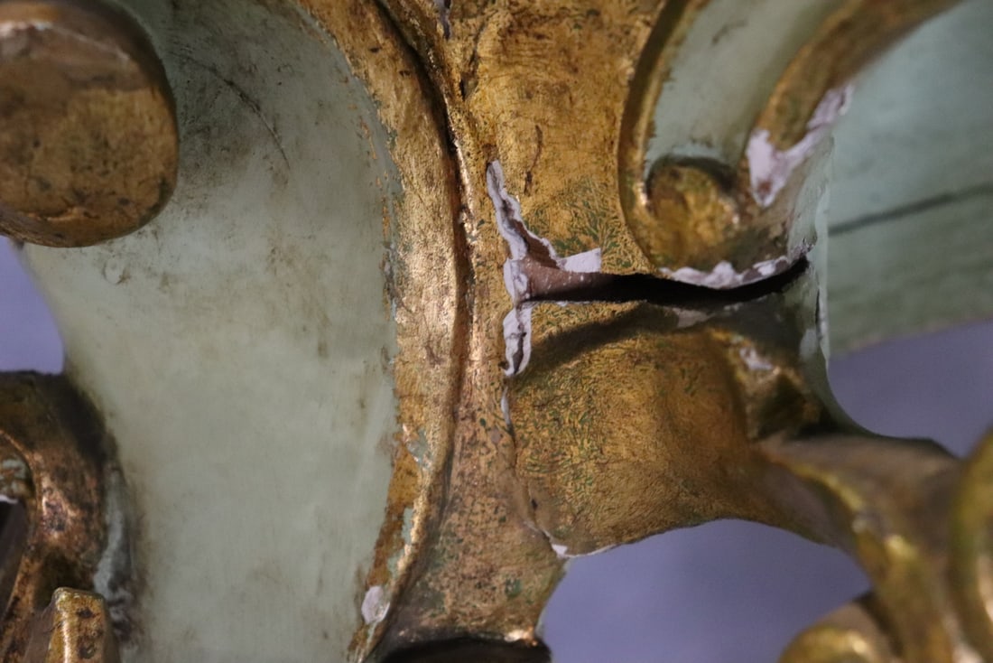 ROCOCO STYLE GOLD LEAF CONSOLE - 6