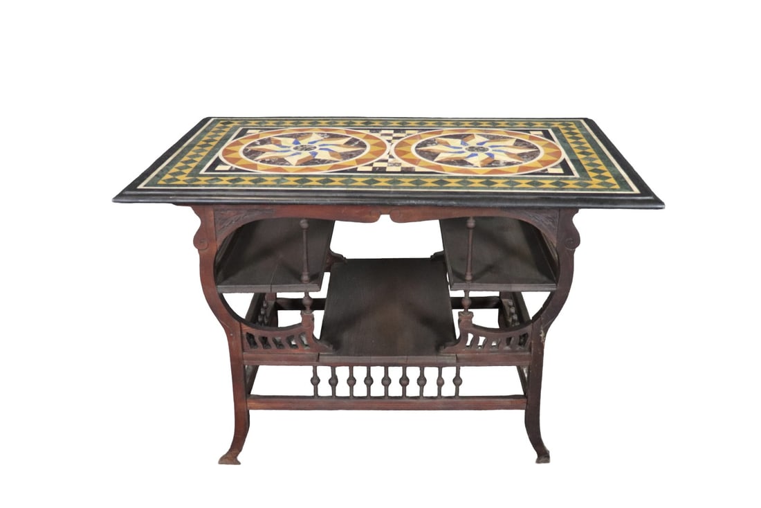 PIETRA DURA TOP CENTER TABLE (1 of 12)