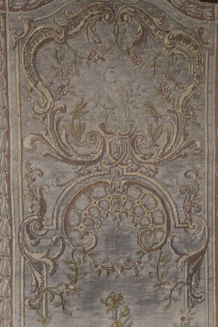 4 PANEL NEEDLEPOINT SCREEN DIVIDER - 8