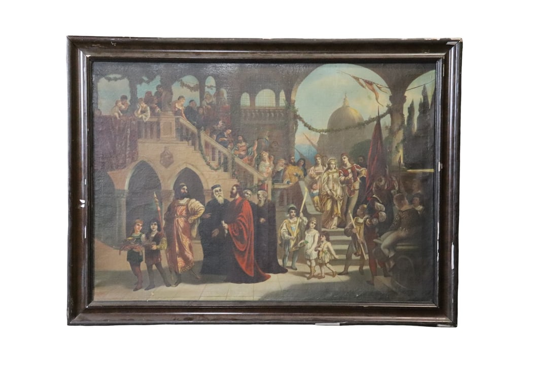 OIL PAINTING RELIGIOUS SCENE (1 of 14)