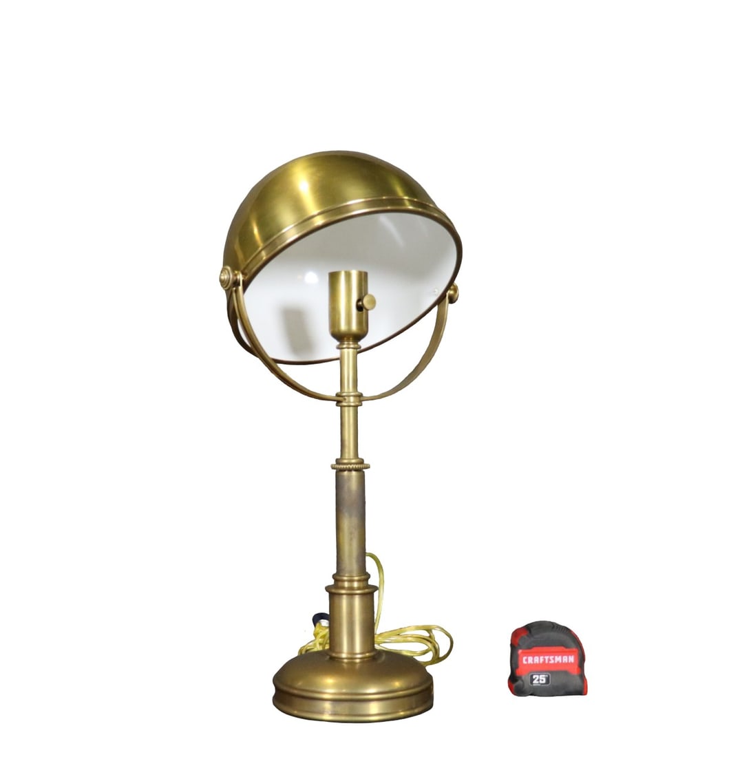 SIGNED RALPH LAUREN BRASS ADJUSTABLE TABLE LAMP (1 of 6)