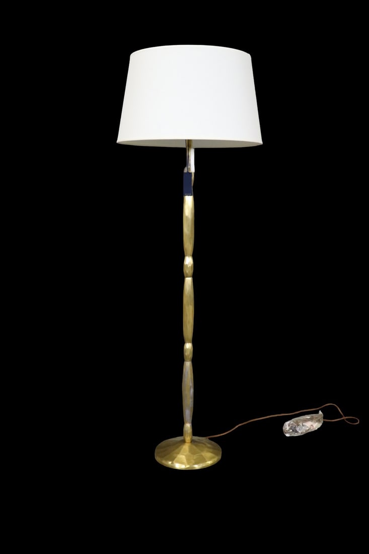 SIGNED RALPH LAUREN BRASS ADJUSTABLE FLOOR LAMP (1 of 7)