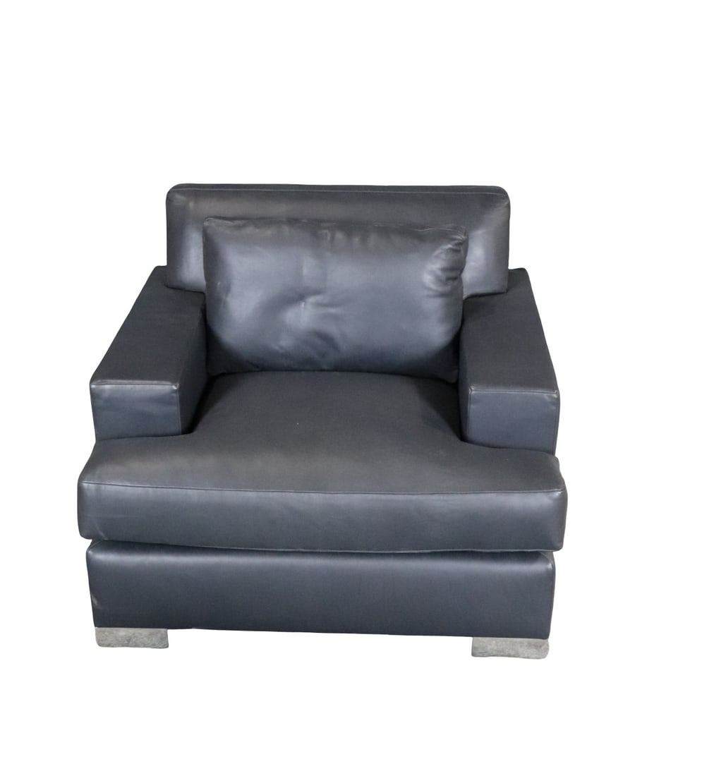 UNSIGNED RALPH LAUREN STYLE CLUB CHAIR (1 of 6)