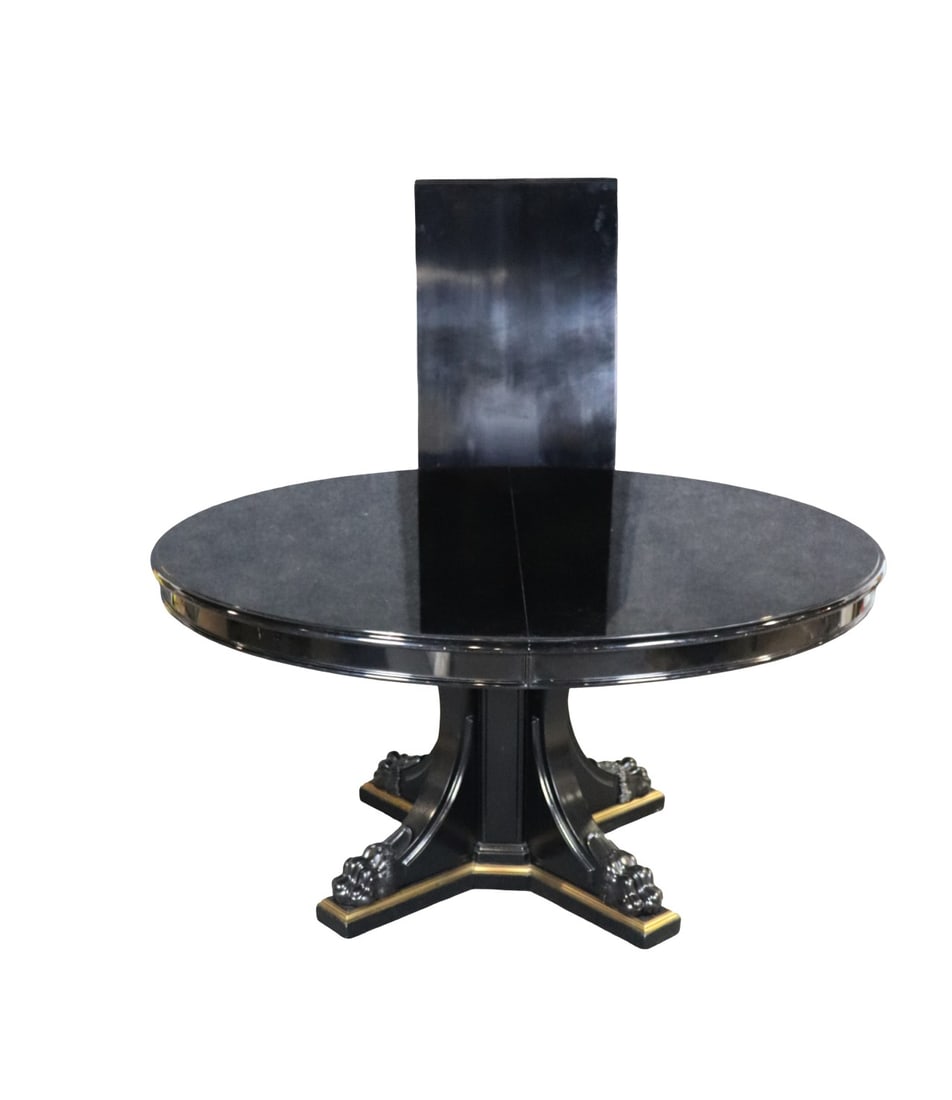 UNSIGNED RALPH LAUREN DINING TABLE WITH LEAF (1 of 10)