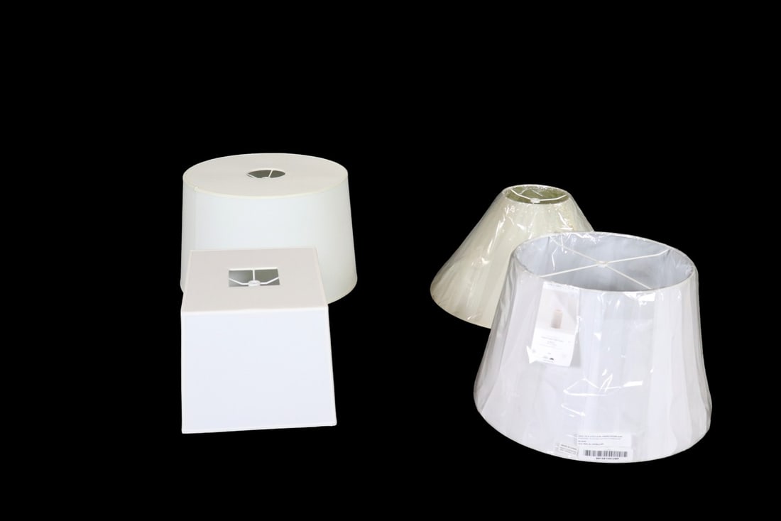 4 ASSORTED RALPH LAUREN SHADES: 13" h x 17" diameter.