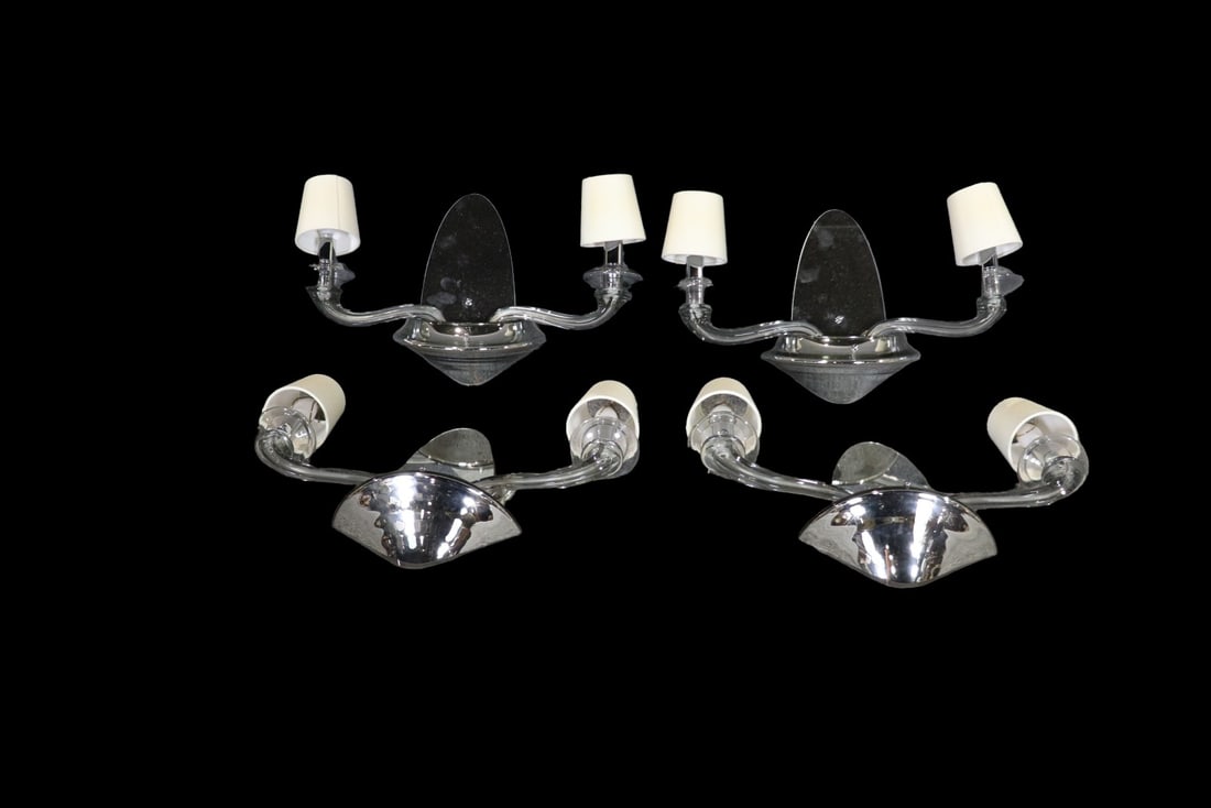 4 MIRRORED WALL SCONCES (1 of 5)