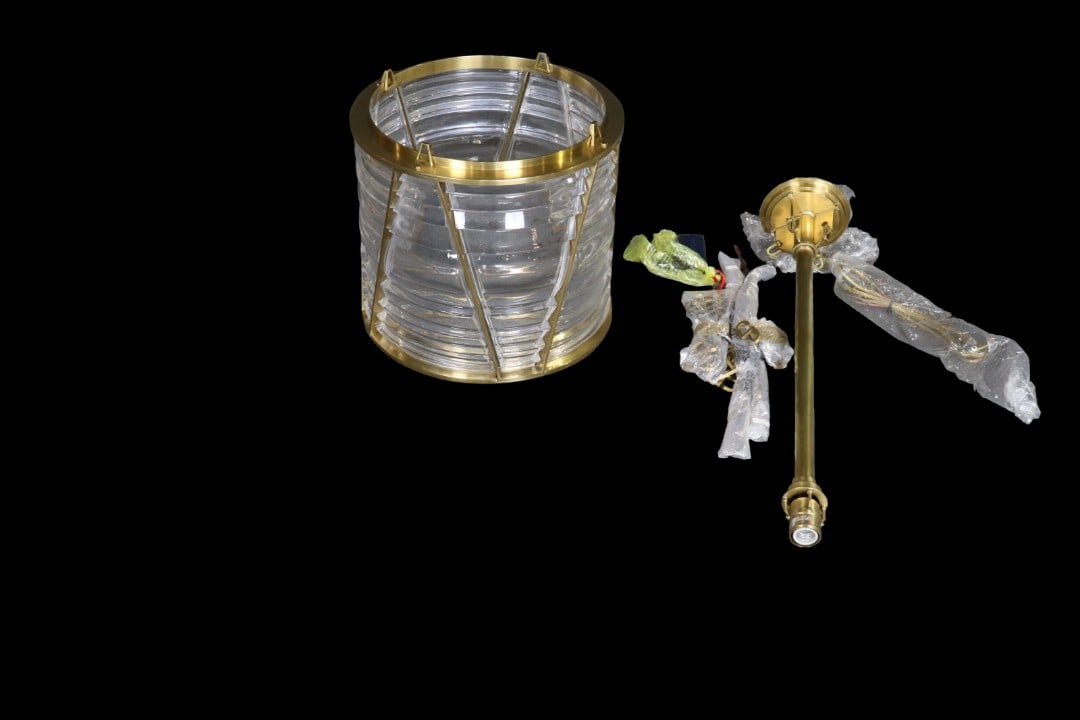 RALPH LAUREN BRASS CHANDELIER (1 of 6)