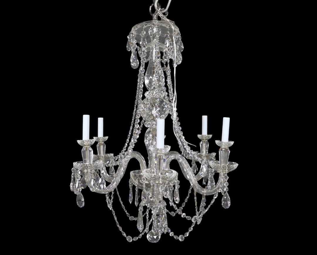 UNSIGNED RALPH LAUREN CRYSTAL CHANDELIER (1 of 6)