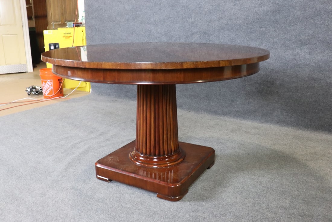 SIGNED RALPH LAUREN DINING TABLE - 8