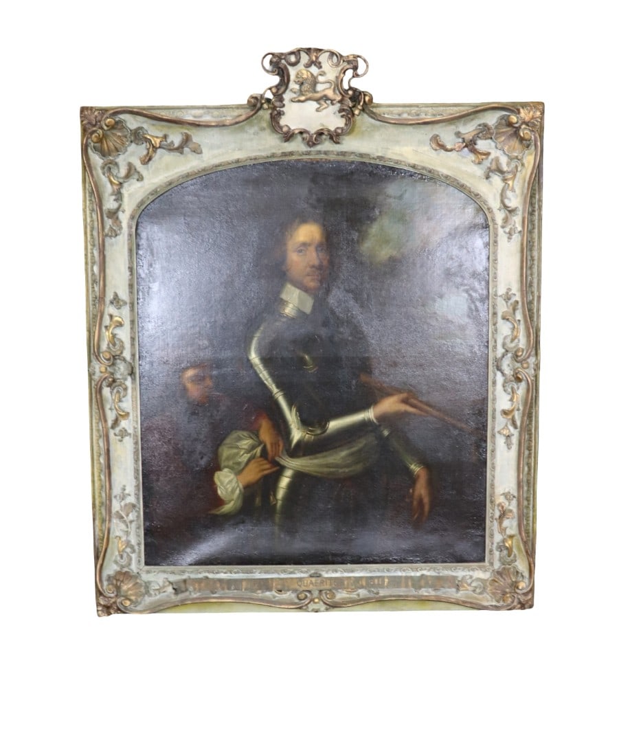 PORTRAIT PAINTING DEPICTING OLIVER CROMWELL ATTRIBUTED ROBERT WALKER (1 of 12)