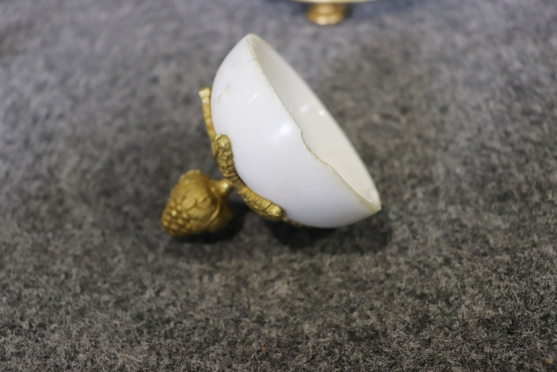 PAIR FIGURAL RAMS HEAD CASSOULETS - 5