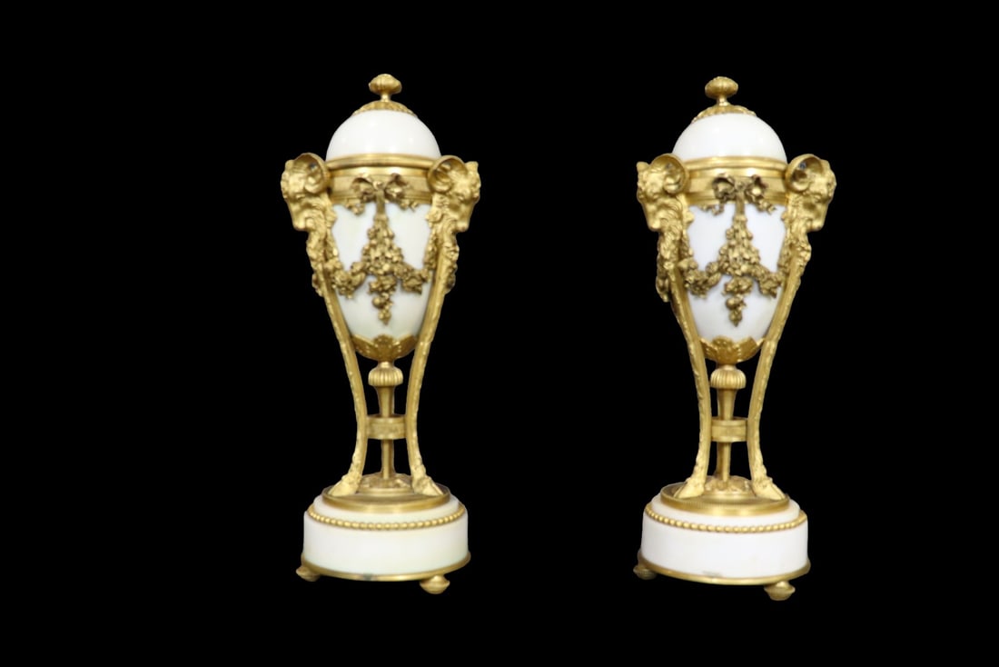 PAIR FRENCH LOUIS XVI STYLE CASSOLETTES (1 of 9)
