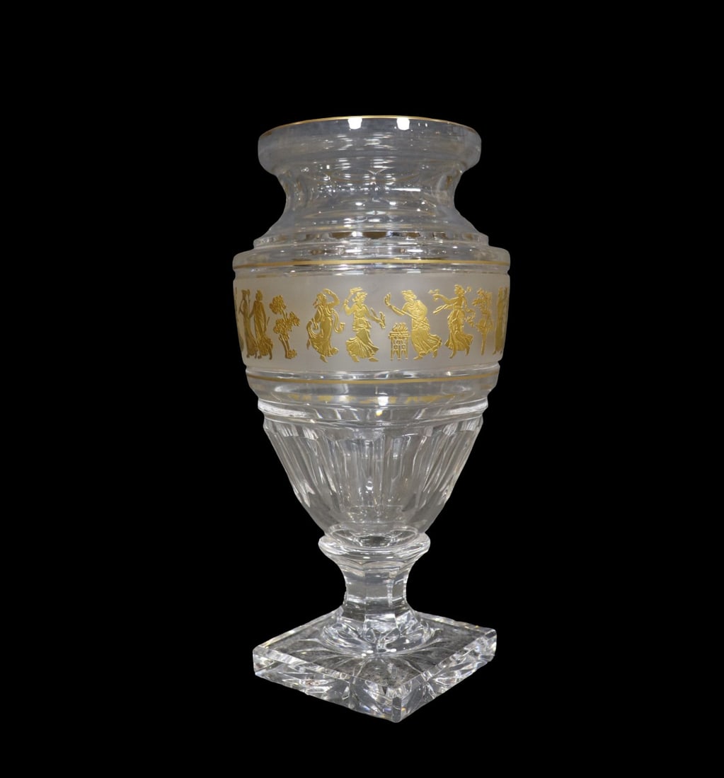 VAL SAINT LABERT CRYSTAL VASE (1 of 9)