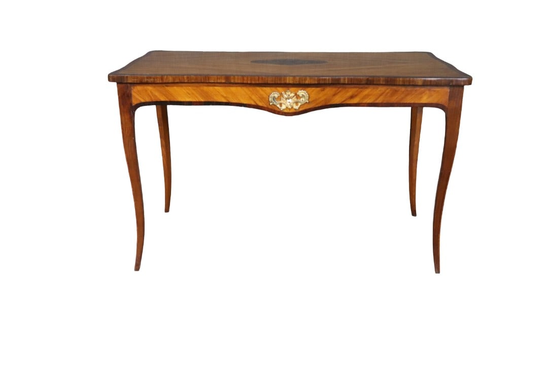 LOUIS XV STYLE BRONZE MOUNTED TABLE (1 of 11)