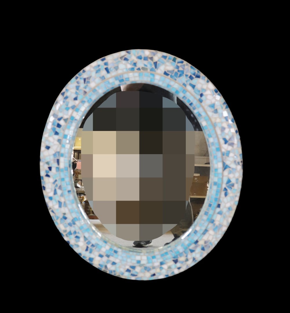 MOSAIC OVAL MIRROR (1 of 6)