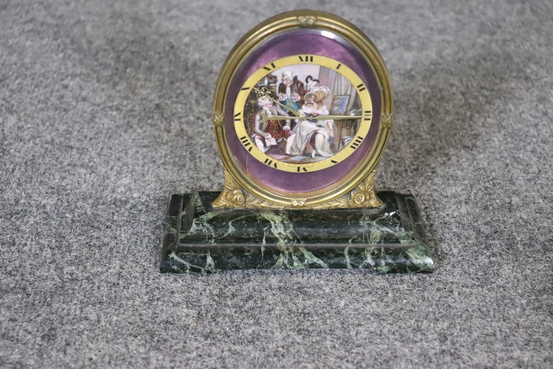 MINI CLOCK WITH MARBLE BASE - 2