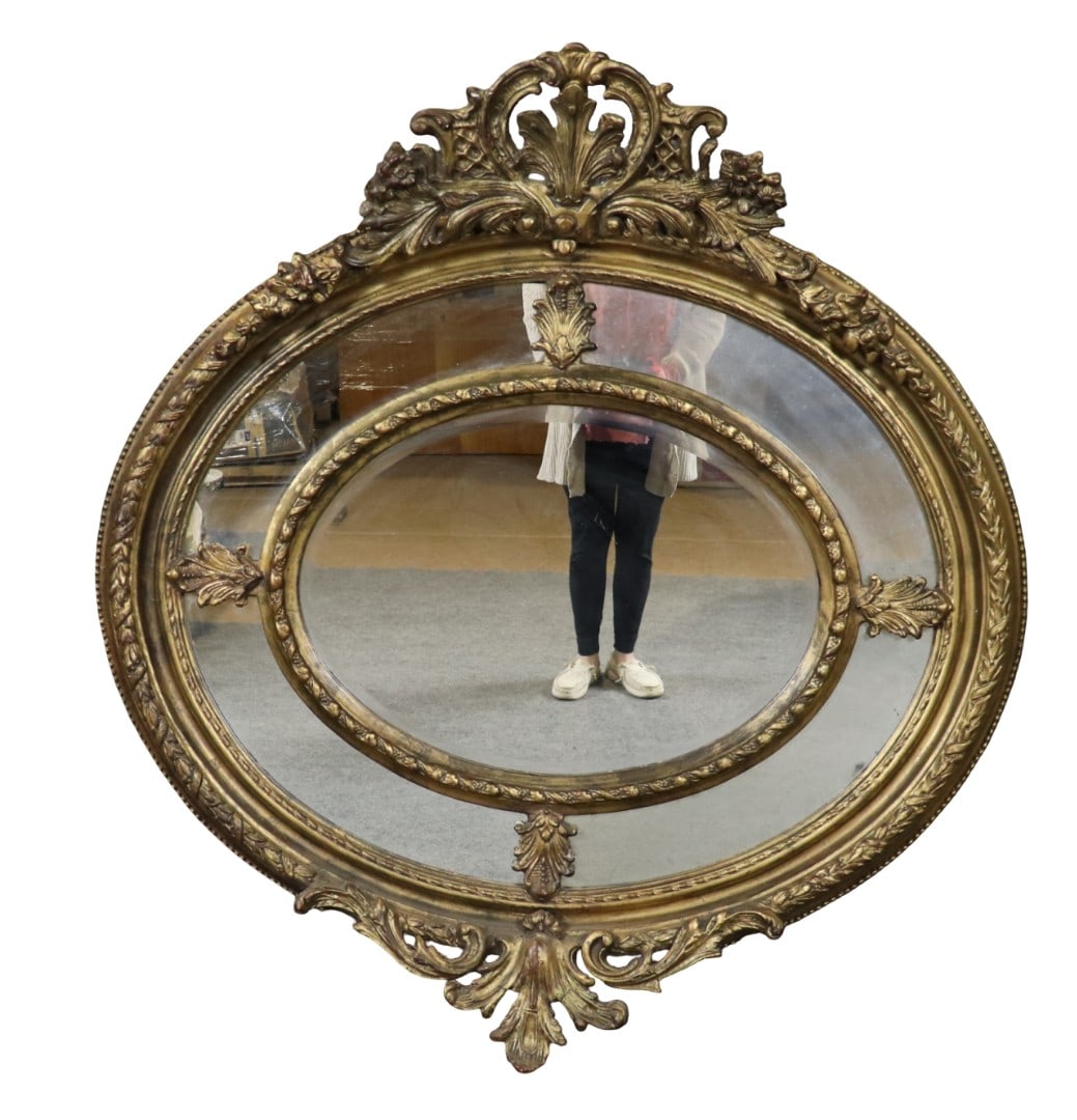 GOLD LEAF CARVED MIRROR (1 of 12)