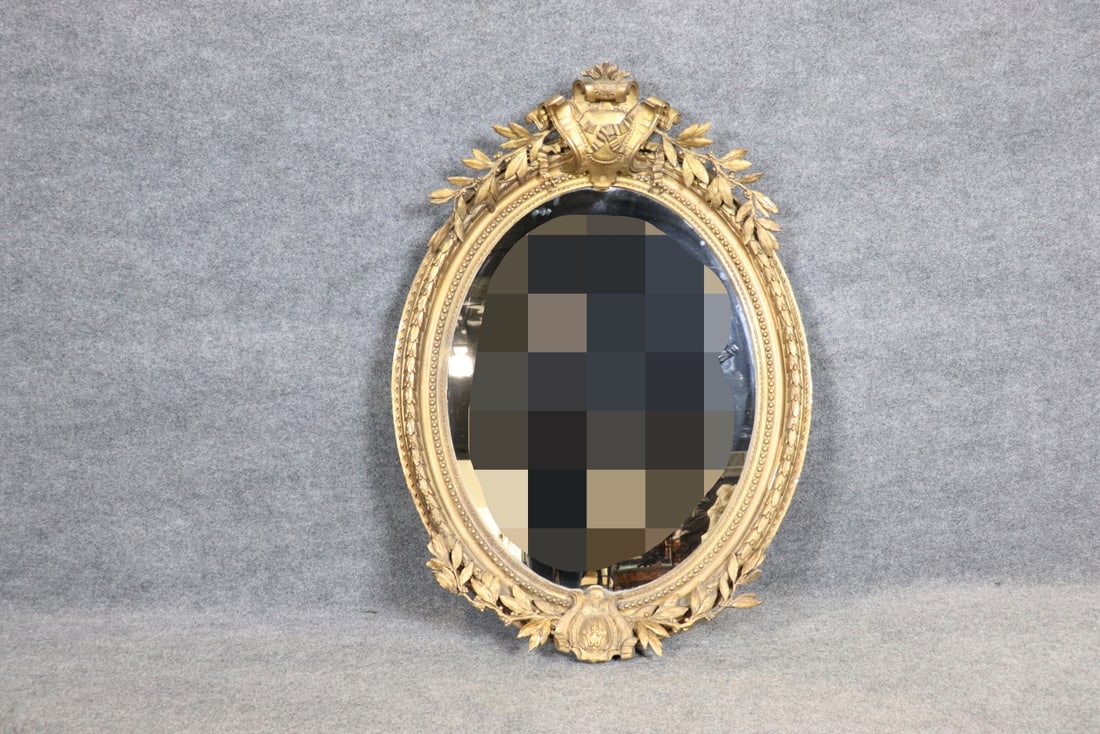 FRENCH OVAL MIRROR - 2