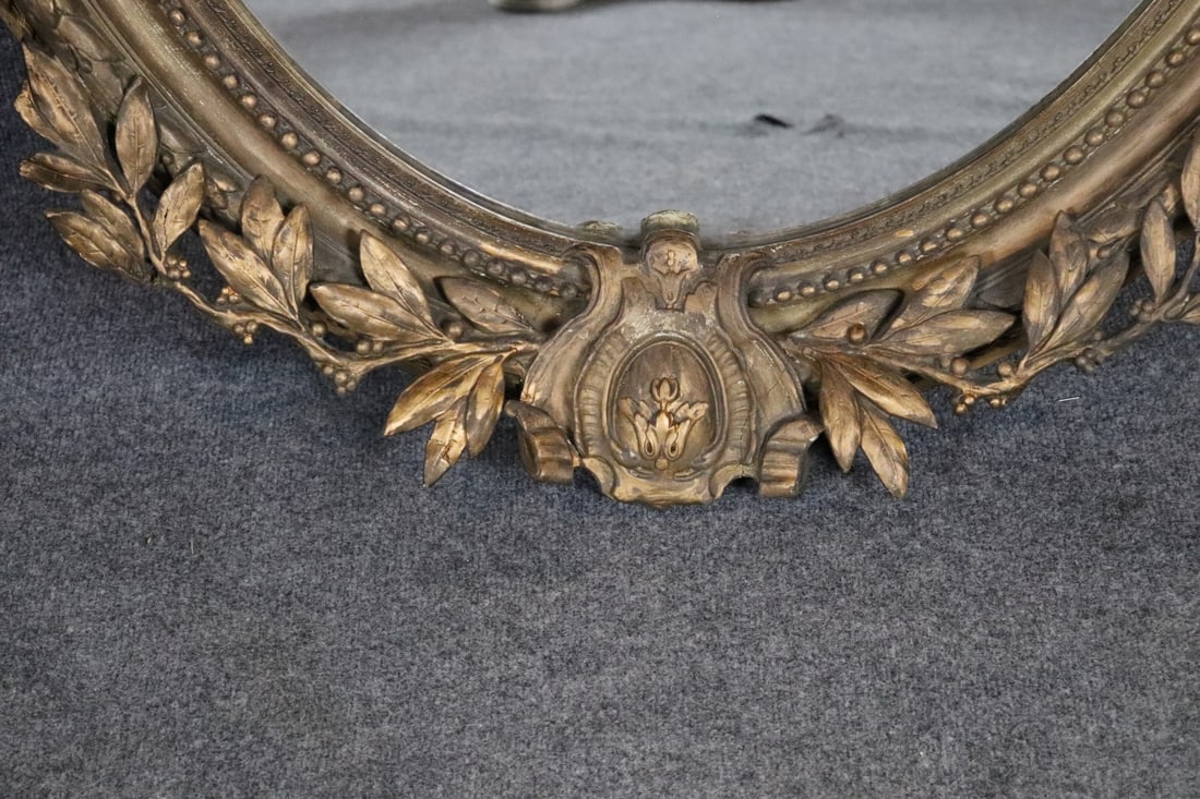 FRENCH OVAL MIRROR - 4