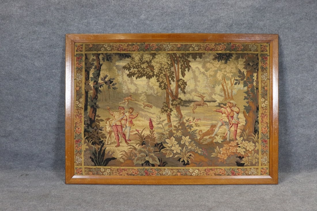 LARGE NEEDLEPOINT TAPESTRY - 2