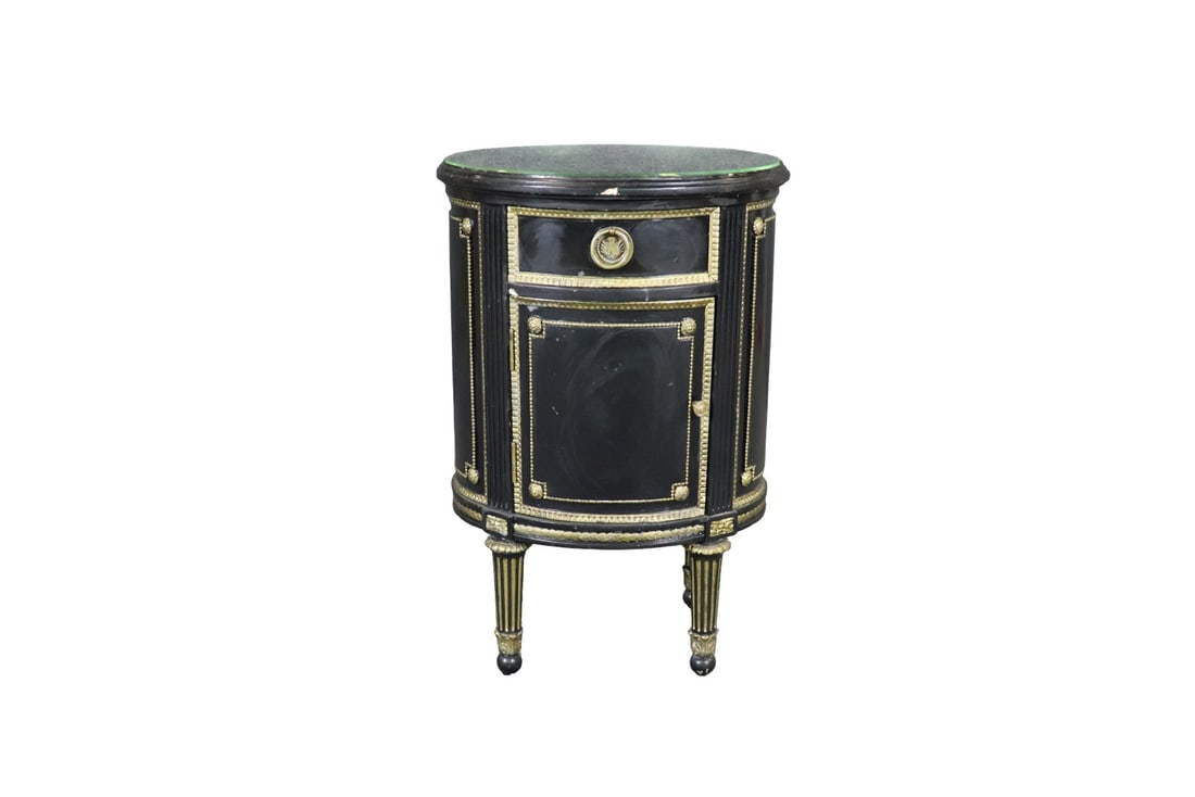 LOUIS XVI STYLE OVAL END TABLE (1 of 10)