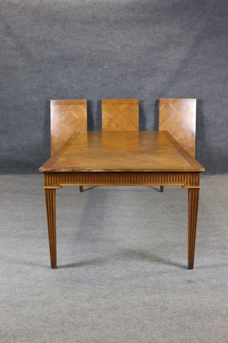 REGENCY INLAY DINING TABLE - 2