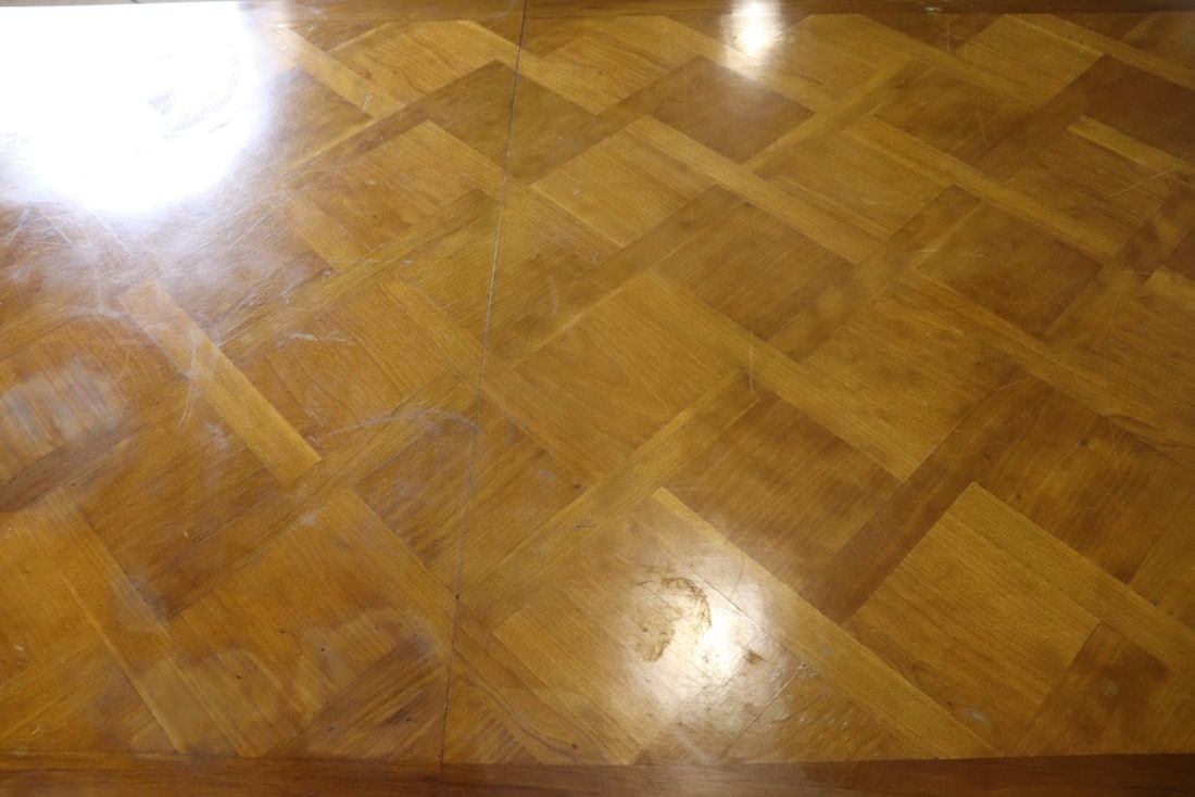 REGENCY INLAY DINING TABLE - 8