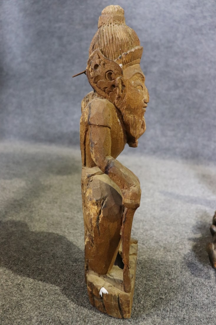 8 CARVED FIGURES - 5