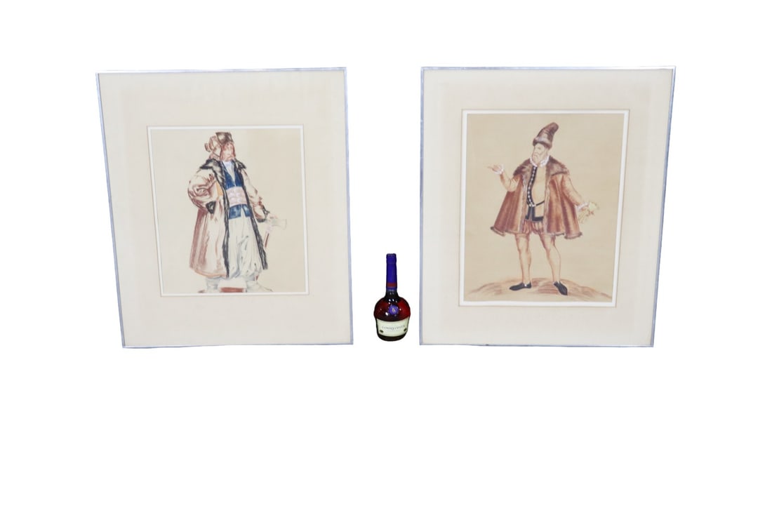 TWO FRAMED WATERCOLORS OR PRINTS (1 of 14)