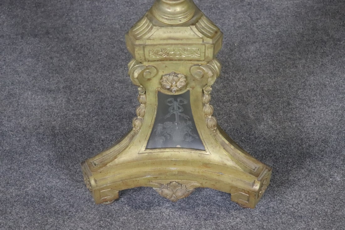 FRENCH ORMOLU FLOOR LAMP - 5