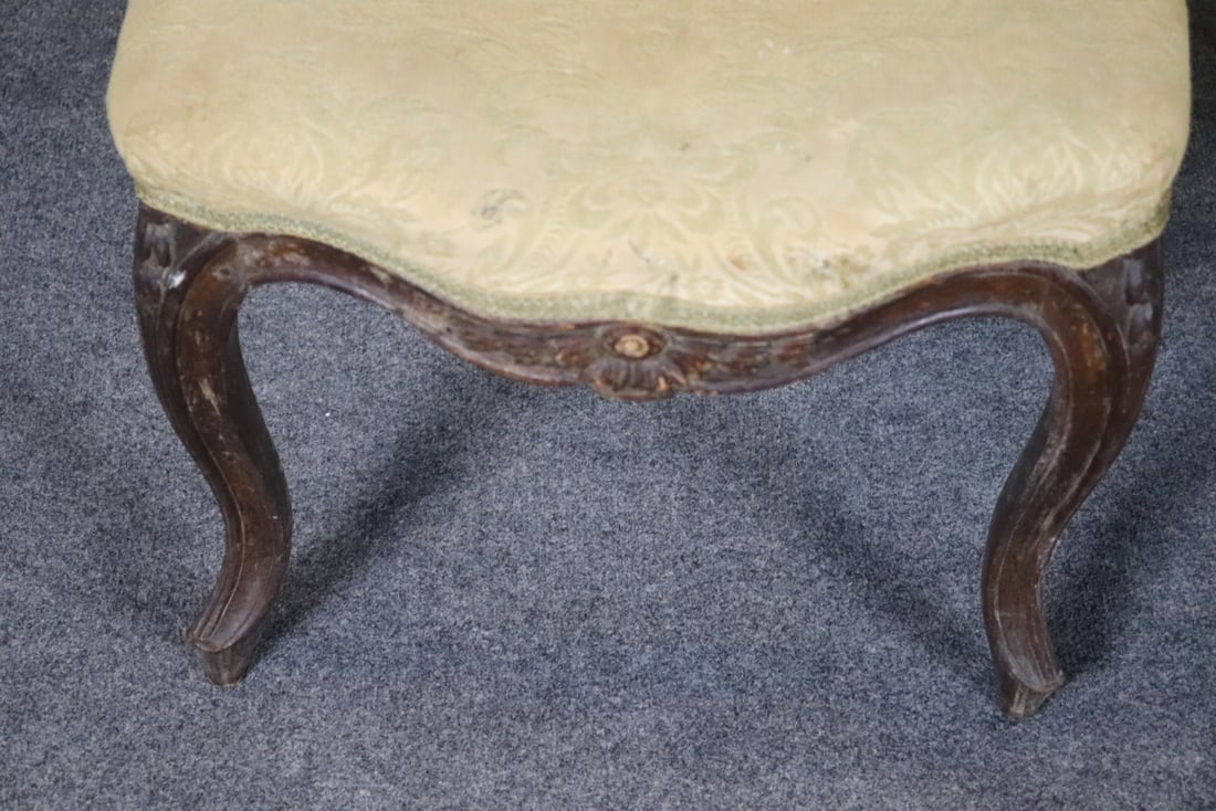 PAIR ANTIQUE SIDE CHAIRS - 7