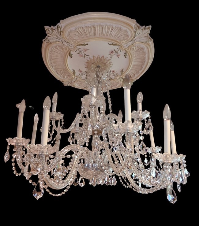 WATERFORD STYLE CHANDELIER (1 of 4)