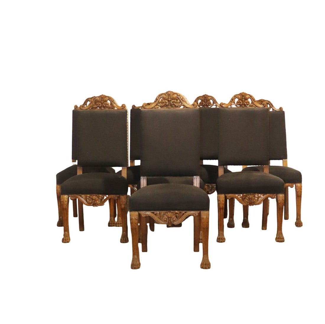 8 FIGURAL CARVED DINING CHAIRS MANNER R J HORNER (1 of 17)