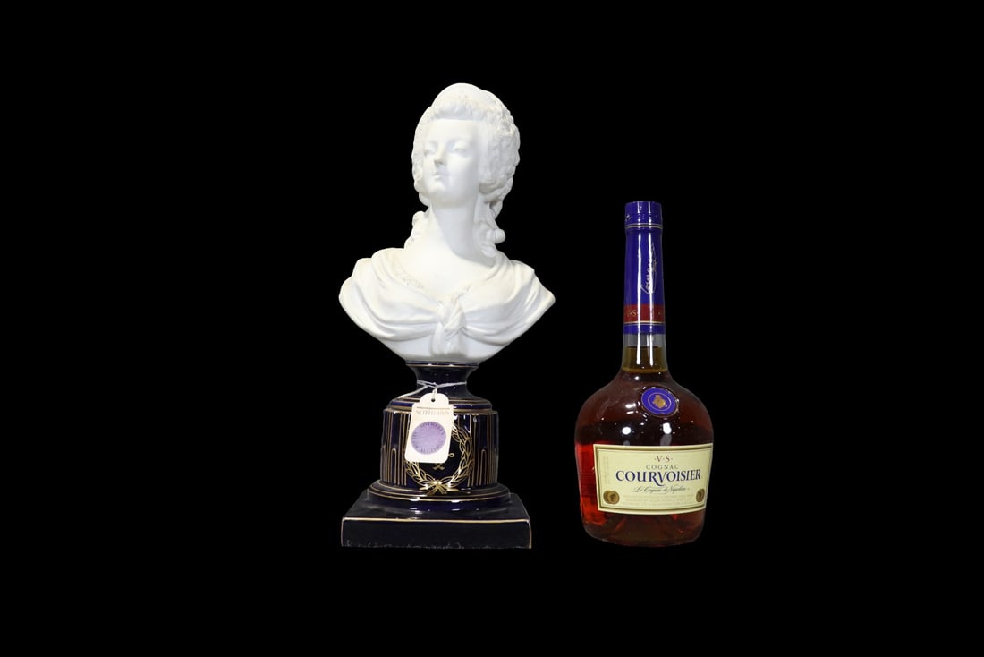 FRENCH SEVRES ATTRIBUTED BISQUE PORCELAIN BUST QUEEN MARIE ANTOINETTE (1 of 11)