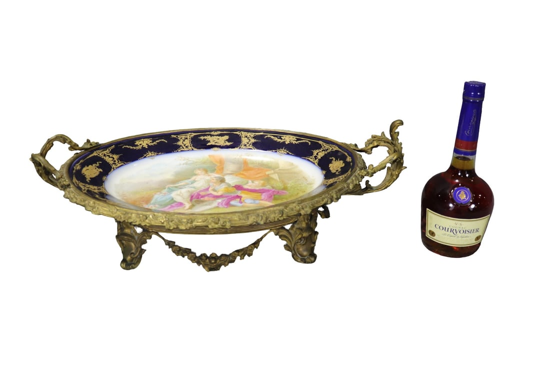 FRENCH SEVRES STYLE CENTERPIECE TRAY (1 of 12)