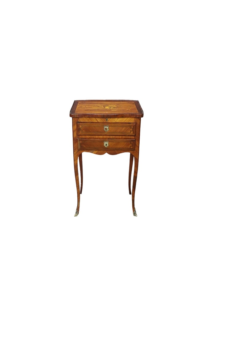 2 DRAWER INLAID FRENCH DRESSING TABLE (1 of 12)