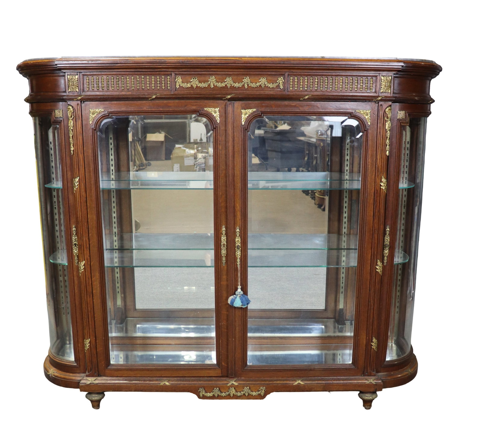 LOUIS XV STYLE BRONZE MOUNTED VITRINE (1 of 17)